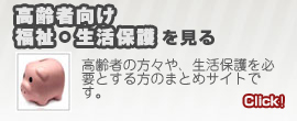 高齢者向け福祉・生活保護