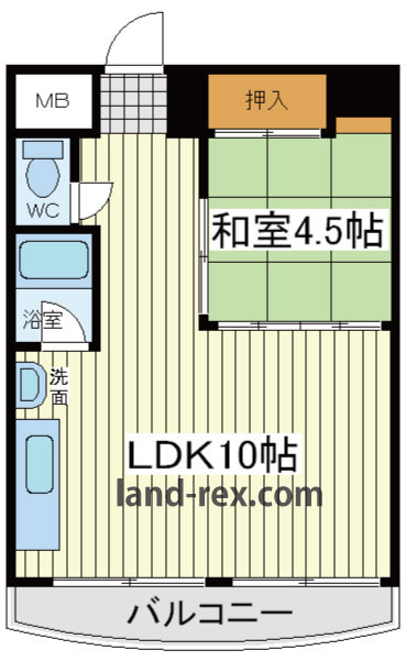 パークハイツ阿倍野 パークハイツ阿倍野間取図4