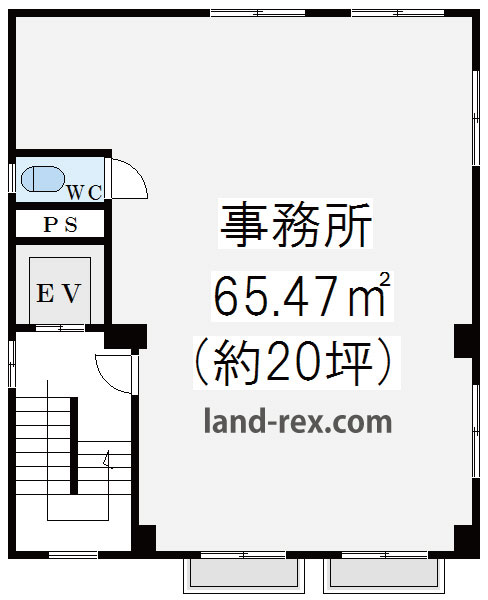 天王寺逢阪2丁目店舗事務所 天王寺逢阪2丁目店舗事務所間取図3