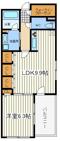 ノステルコート夕陽丘 ノステルコート夕陽丘間取図2