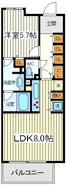 ノステルコート夕陽丘 ノステルコート夕陽丘間取図3
