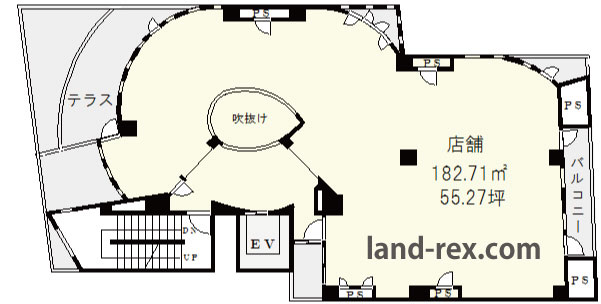 阿倍野区松崎町2丁目店舗 阿倍野区松崎町2丁目店舗間取図1