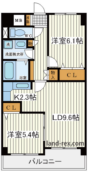 ソレアード上本町 ソレアード上本町間取図1
