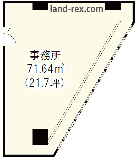 あべのベルタ事務所 あべのベルタ事務所間取図1