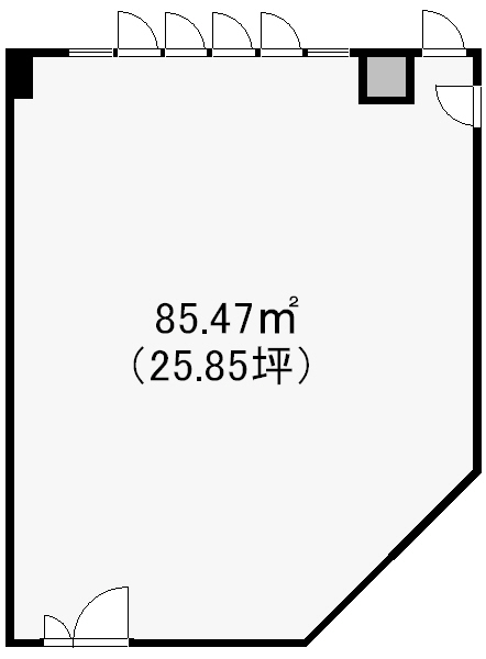 あべのルシアス事務所 あべのルシアス事務所間取図2