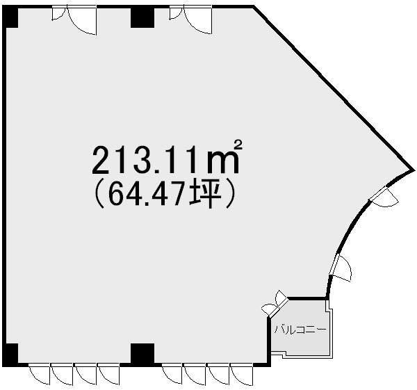 あべのルシアス事務所 あべのルシアス事務所間取図4