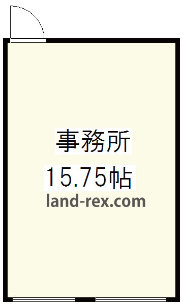 大阪市阿倍野区貸事務所 大阪市阿倍野区貸事務所間取図1