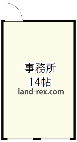 大阪市阿倍野区貸事務所 大阪市阿倍野区貸事務所間取図2