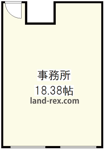 大阪市阿倍野区貸事務所 大阪市阿倍野区貸事務所間取図3