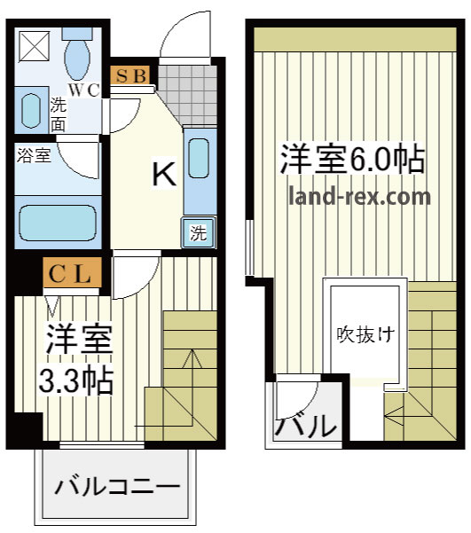 エンプレス上本町 エンプレス上本町間取図2