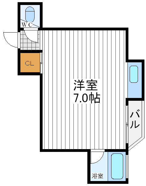 三明ハイツ 三明ハイツ間取図1