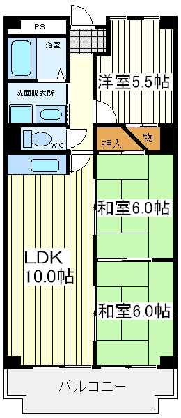ルミエール天王寺 ルミエール天王寺間取図1