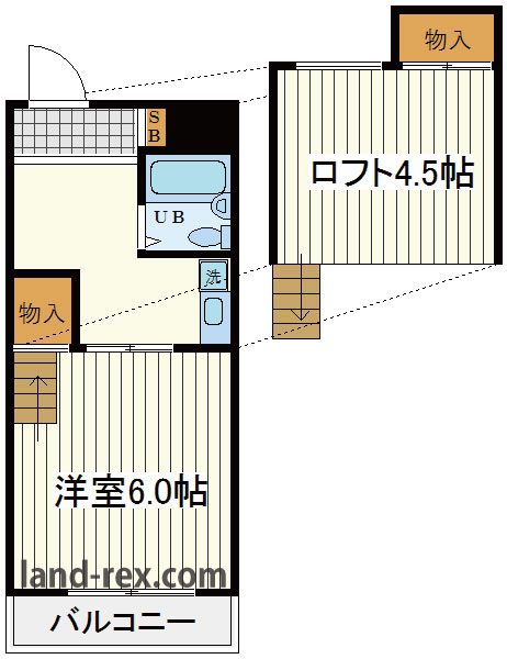 KAWAUCHIスタジオ KAWAUCHIスタジオ間取図1