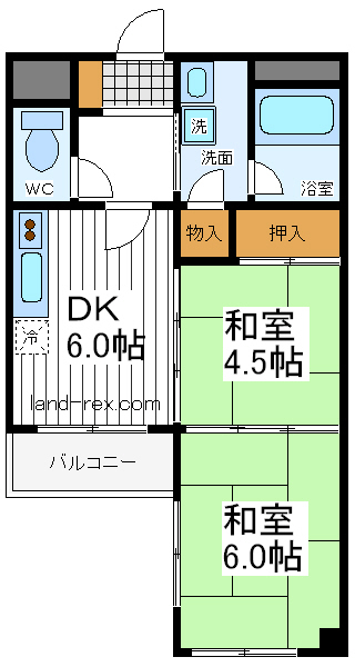 アヴァンセ大道 アヴァンセ大道間取図1