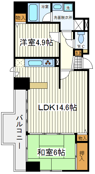 KM山坂 KM山坂間取図2