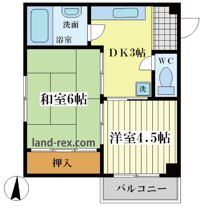 梅が枝マンション 梅が枝マンション間取図4