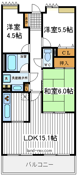 パークハイム四天王寺夕陽丘 パークハイム四天王寺夕陽丘間取図1