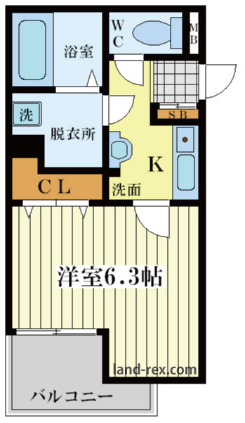 メゾン夕陽ヶ丘 メゾン夕陽ヶ丘間取図1