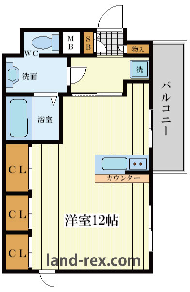 メゾン夕陽ヶ丘 メゾン夕陽ヶ丘間取図6