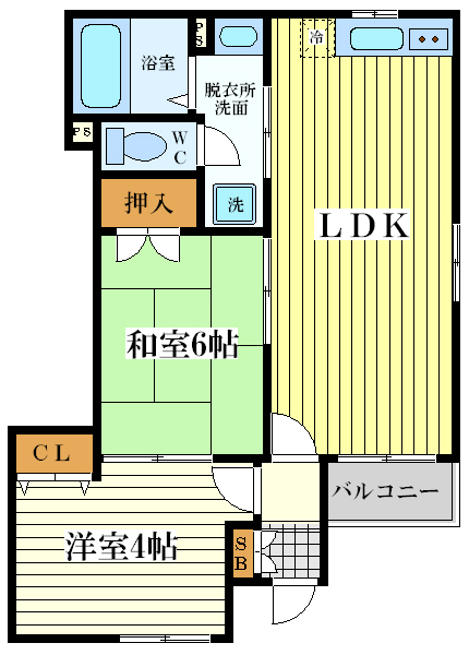阿倍野区服部邸 阿倍野区服部邸間取図1