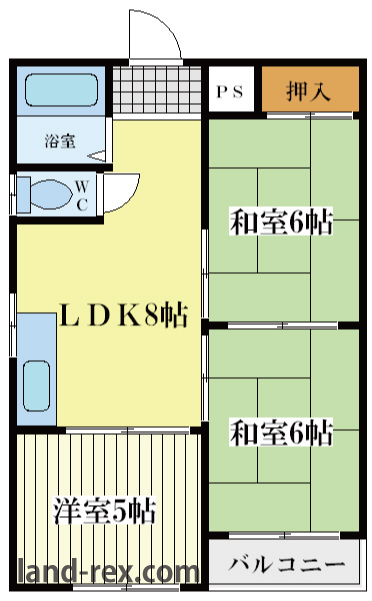 ロードヒル阪南町 ロードヒル阪南町間取図1