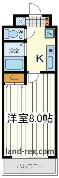 ロイヤルコート華 ロイヤルコート華間取図1