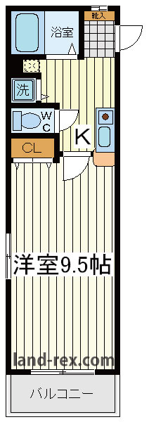ロイヤルコート華 ロイヤルコート華間取図2