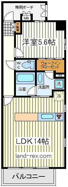 アクアプレイス四天王寺 アクアプレイス四天王寺間取図1