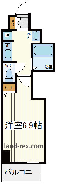 プロシード大阪梅田POTION プロシード大阪梅田POTION間取図2