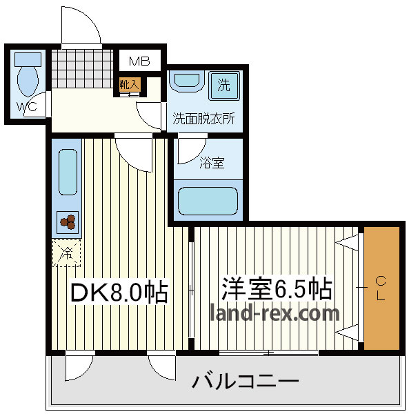 サンライトあべの8 サンライトあべの8間取図1