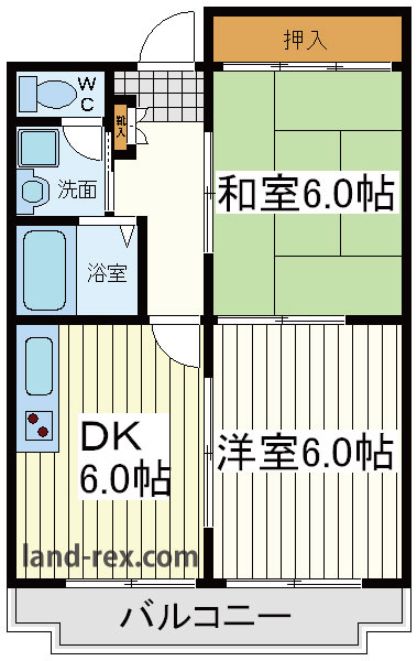 フォレスト桑津 フォレスト桑津間取図1