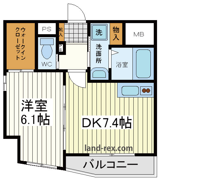 ザ・ウエストサイド ザ・ウエストサイド間取図3