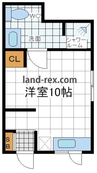 キューブ キューブ間取図1