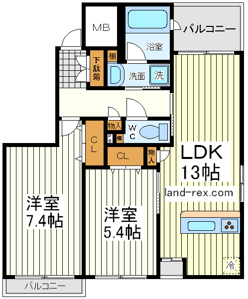 ベルデ　パティオ ベルデ　パティオ間取図1