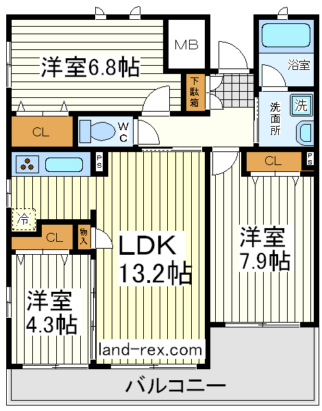ベルデ　パティオ ベルデ　パティオ間取図2