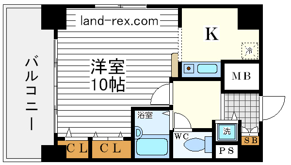 プレサンス難波東 プレサンス難波東間取図1