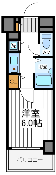 プレサンス難波東 プレサンス難波東間取図2
