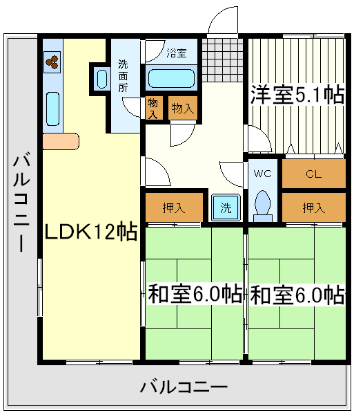 エスパレス天王寺 エスパレス天王寺間取図7