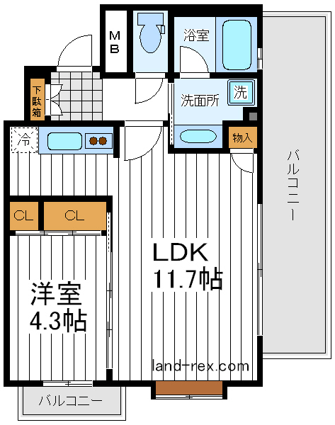 ダイナシティ上本町 ダイナシティ上本町間取図3