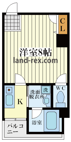 Canal court松屋町(キャナルコート) Canal court松屋町(キャナルコート)間取図1