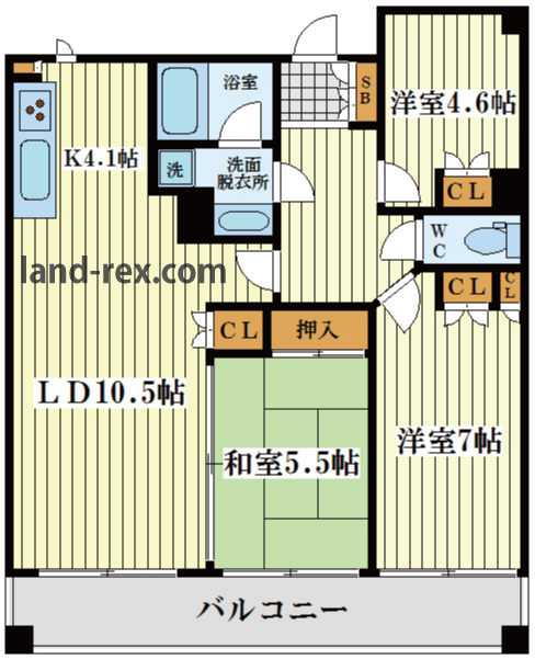 ニューシティアパートメンツ夕陽ヶ丘 ニューシティアパートメンツ夕陽ヶ丘間取図3