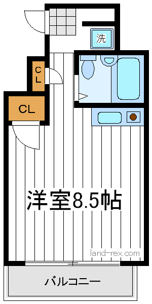 Eins-A(アインスA) Eins-A(アインスA)間取図1
