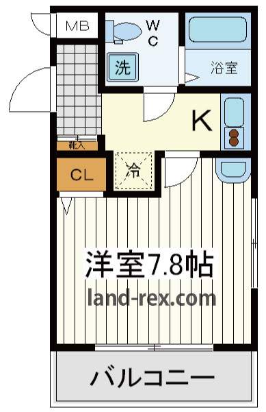 Blue Bee田辺駅前(ブルービー田辺駅前) Blue Bee田辺駅前(ブルービー田辺駅前)間取図1