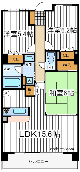 エル・セレーノ上本町レジデンス エル・セレーノ上本町レジデンス間取図4