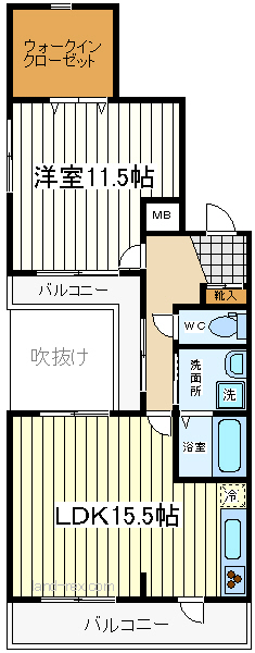 エスティブリーゼメゾン真法院 エスティブリーゼメゾン真法院間取図1