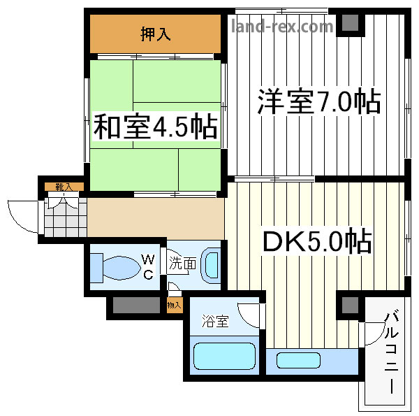 シャトー茶臼山 シャトー茶臼山間取図4