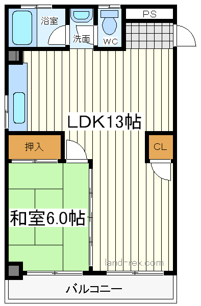 シャトー茶臼山 シャトー茶臼山間取図5