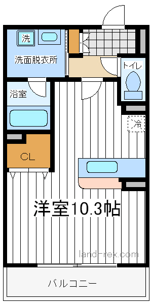キングスコート桑津 キングスコート桑津間取図1
