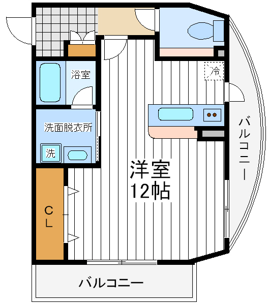 キングスコート桑津 キングスコート桑津間取図2