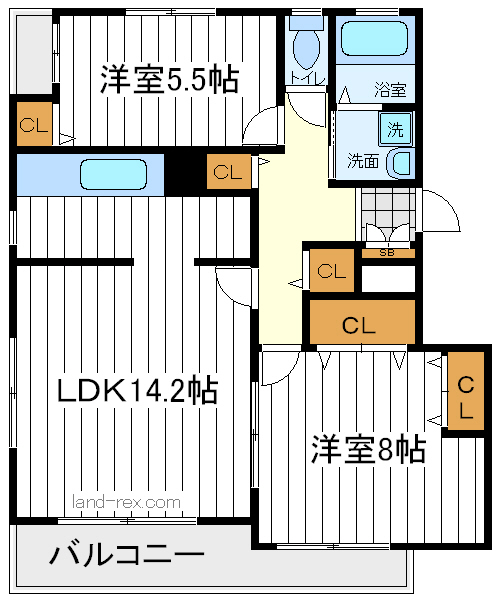 メゾン　ド　フェブリエ メゾン　ド　フェブリエ間取図2